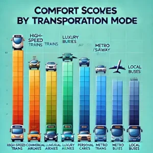 Read more about the article Ranking Transportation Modes by Comfort: A Comprehensive Analysis